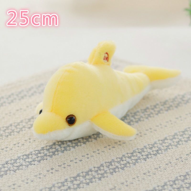 Golfinhos amarelos de 25 cm