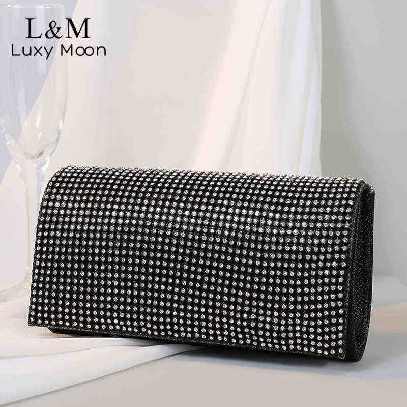 Luxy Moon Designer Evening Bags Elegant Crystal Luxury Clutches