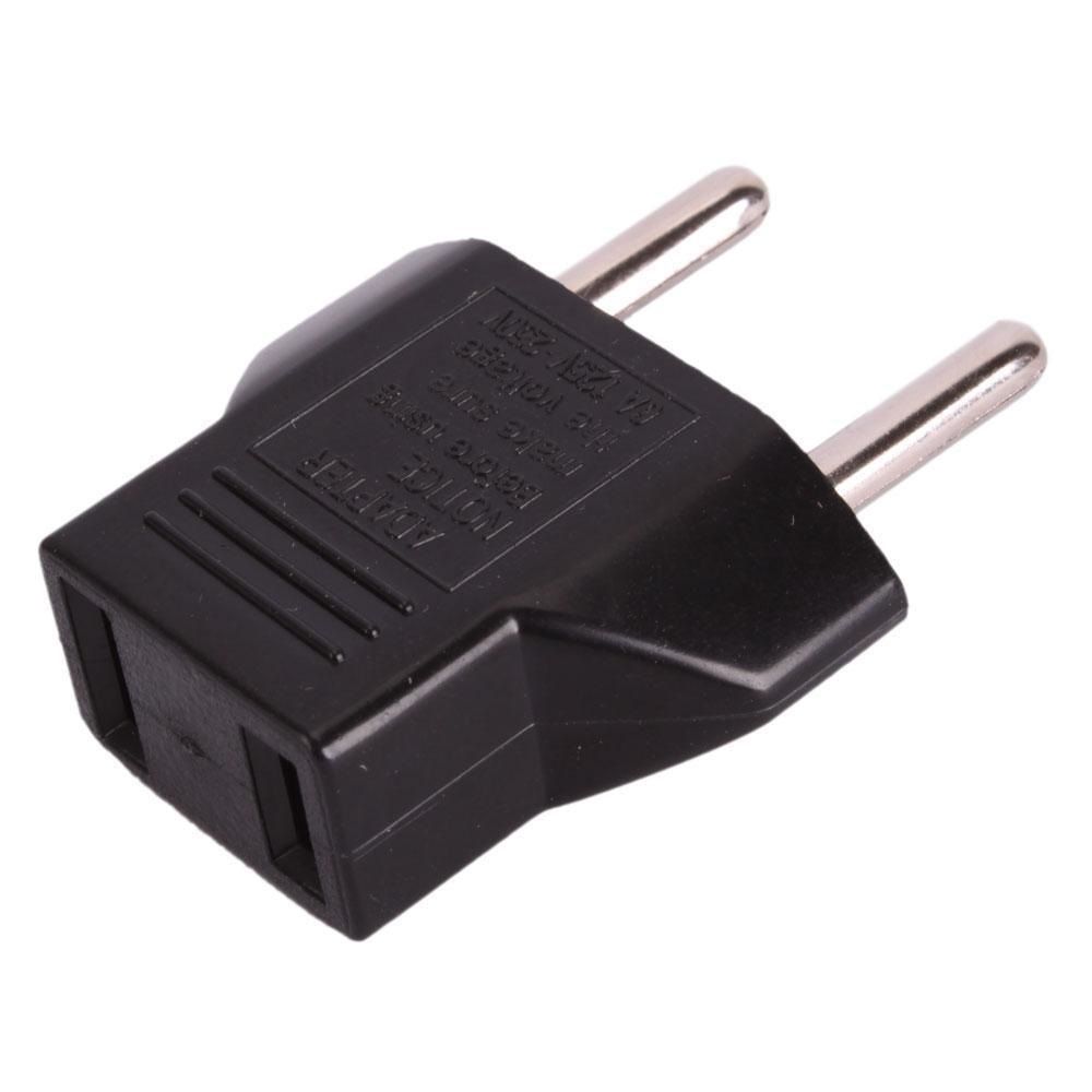 New EU/Euro To US/USA Travel Power Converter Adapter Adaptor 2-Pin Plug Socket 