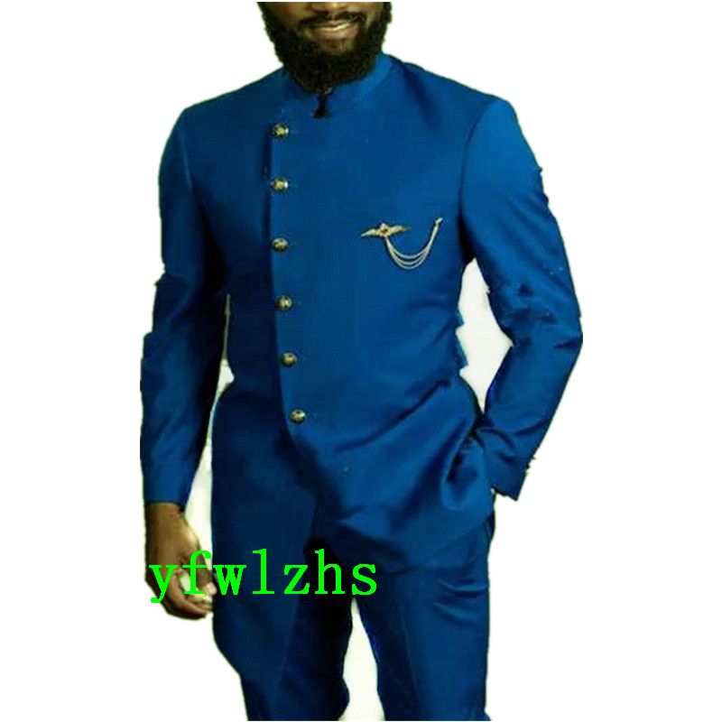 Handsome Single Breasted Groomsmen 