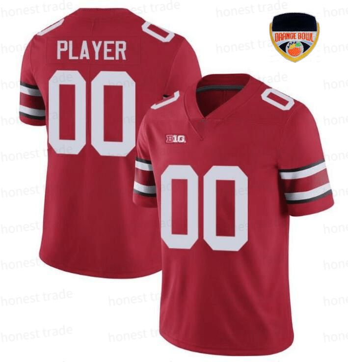 Red Jersey+Orange Patch