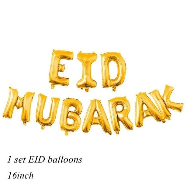 Balões de ouro Eid