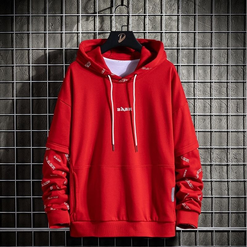 Red Hoodie Men