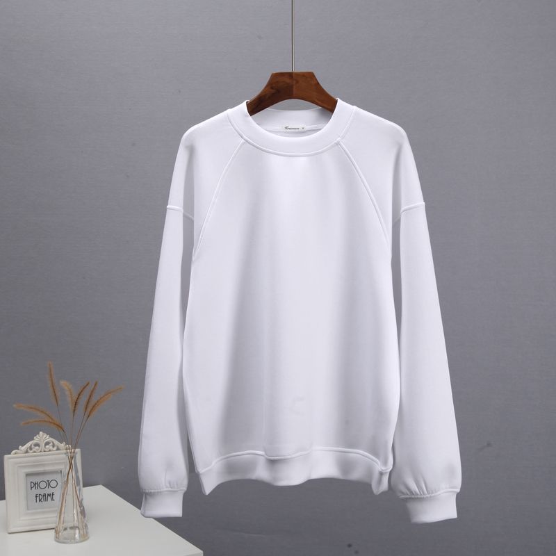 白いスウェットシャツ