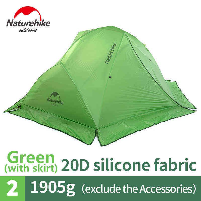 Green with Tent Skir