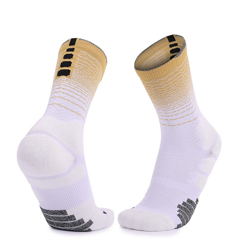 B-White Gold Socks