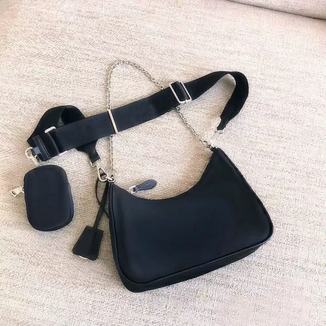 3in1 shoulder bag black