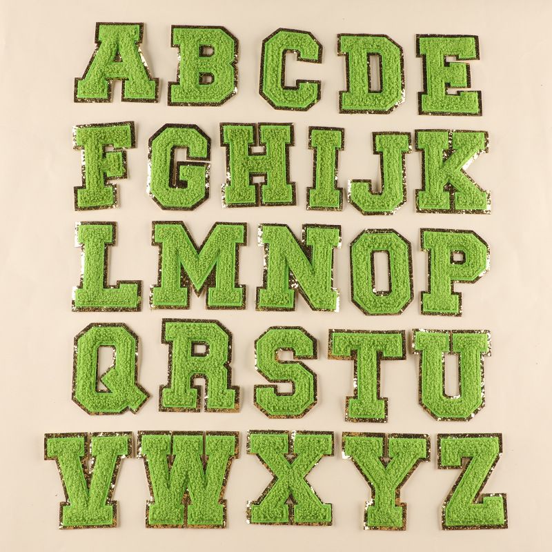 Verde a-z (uma das 26 letras)