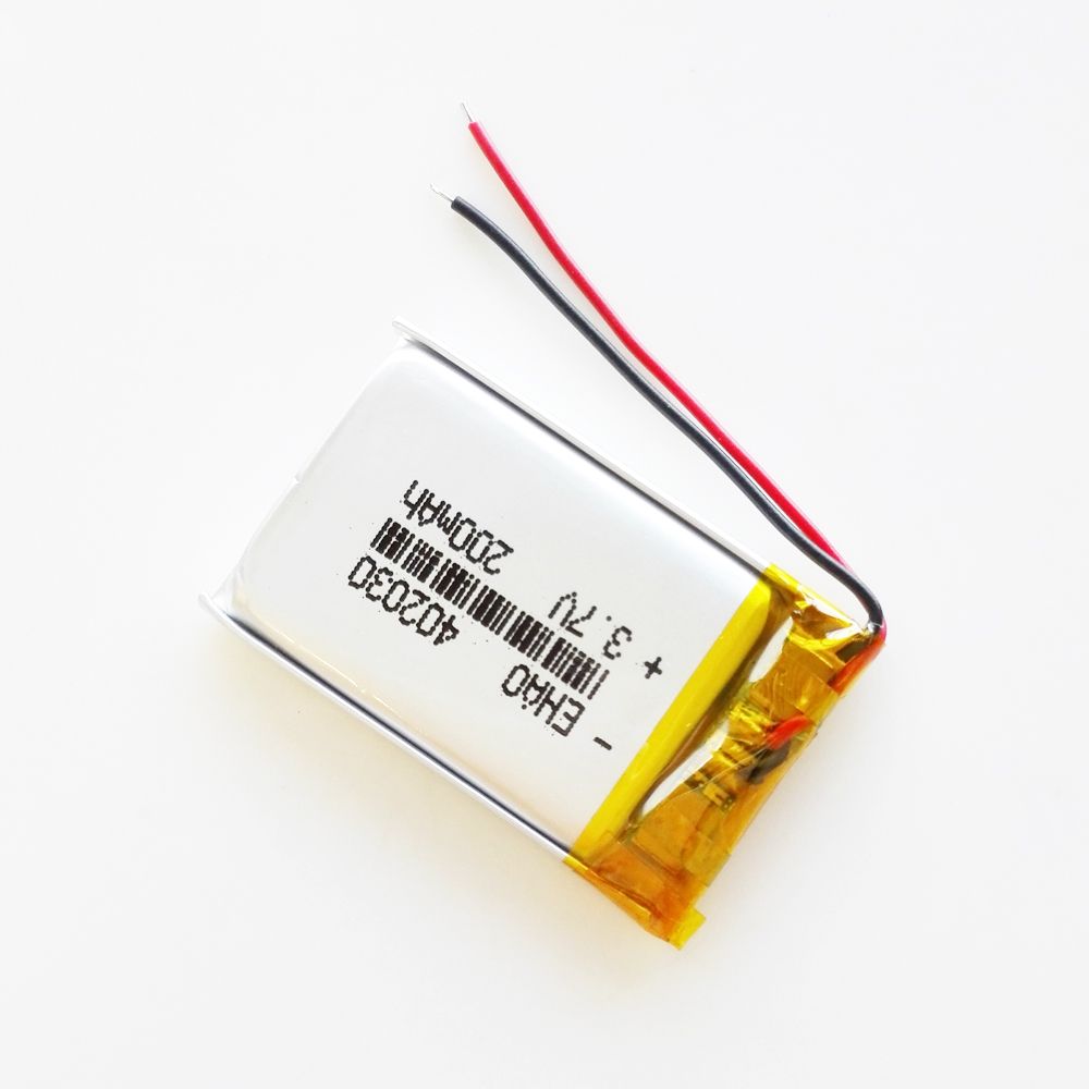 200/300mAh 402030 Liion Polymer Rechargeable Battery For headset Bluetooth AHS 