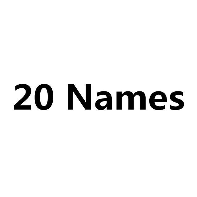 20 noms