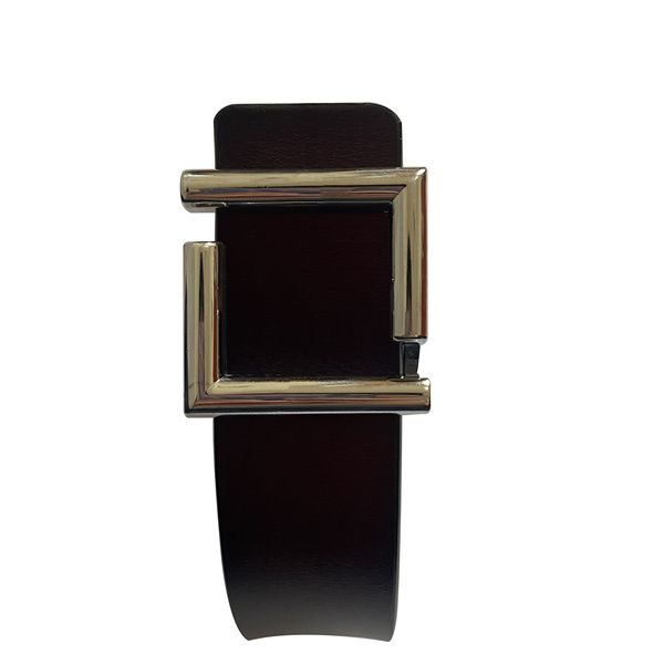 #6 Silver Buckle + Wine Red Belt