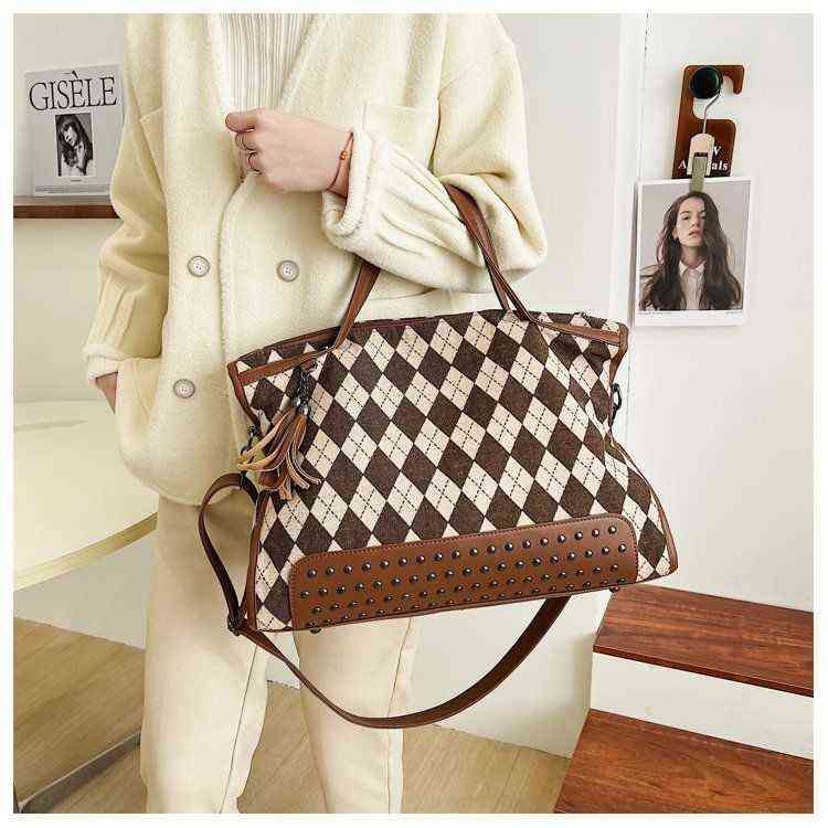 Checkerboard Brown