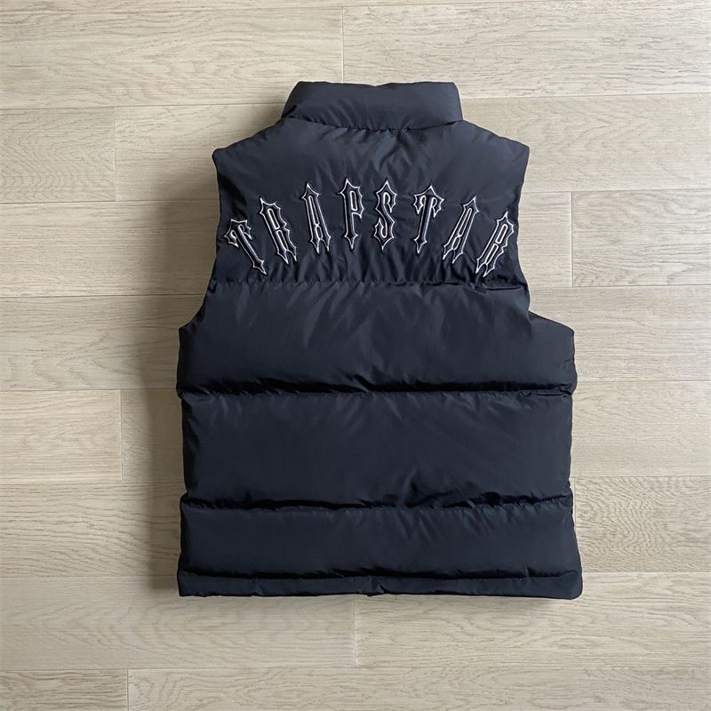 Men Sleeveless Tops Trapstar Jackets Vest T Badge Gilet Quality