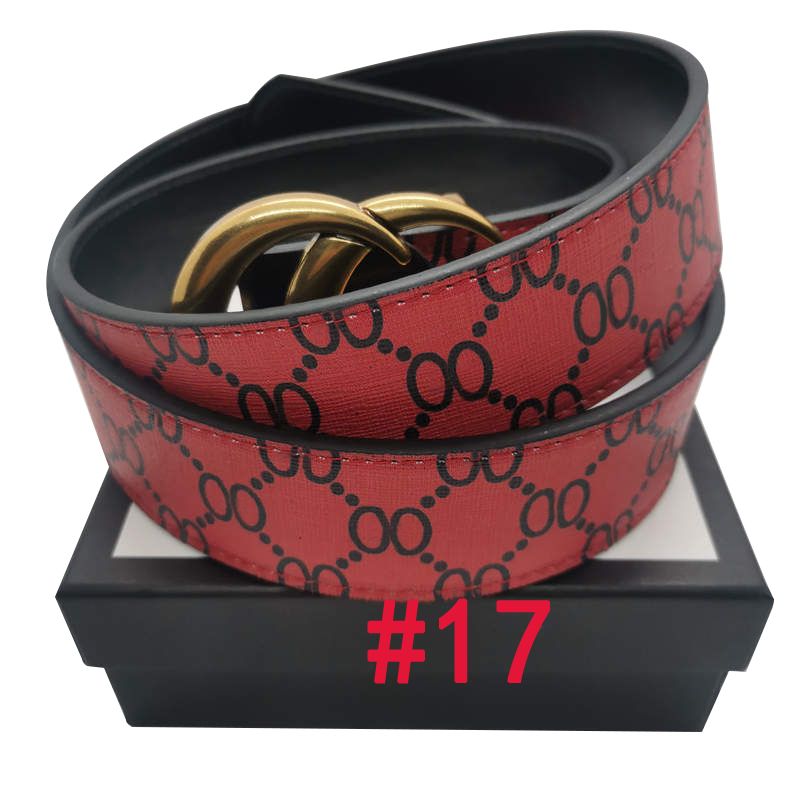 #17 Hebilla de bronce + cinturón rojo