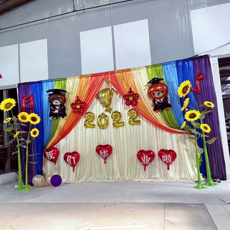 Curtain flower background shaman wedding paillette cloth viscose mircofabric decoration background shamancurtain decorshamanism animalsshaman king anna cosplay AliExpress