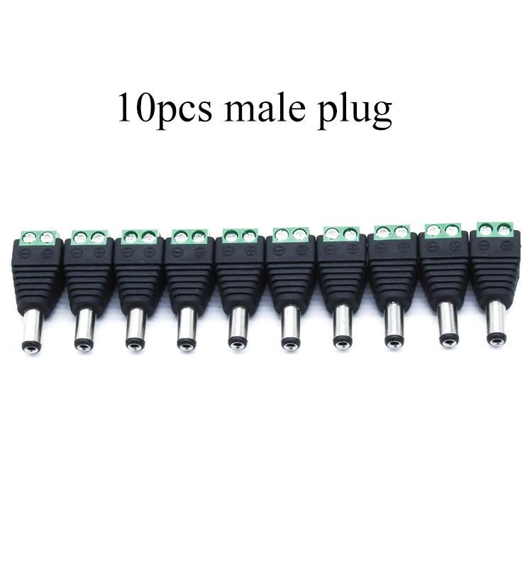 10pcs male plug