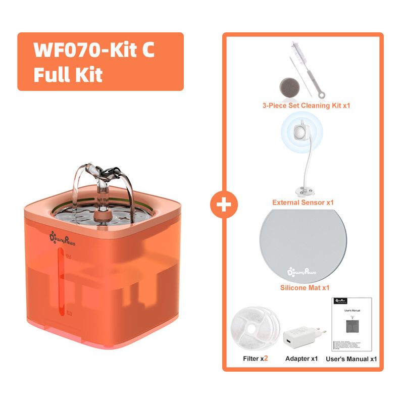 Kit C-Orange-Adaptör-2L ile birlikte gelir