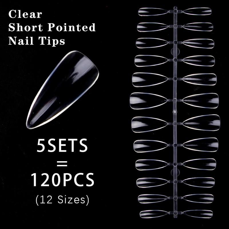 Clear Short Pointed