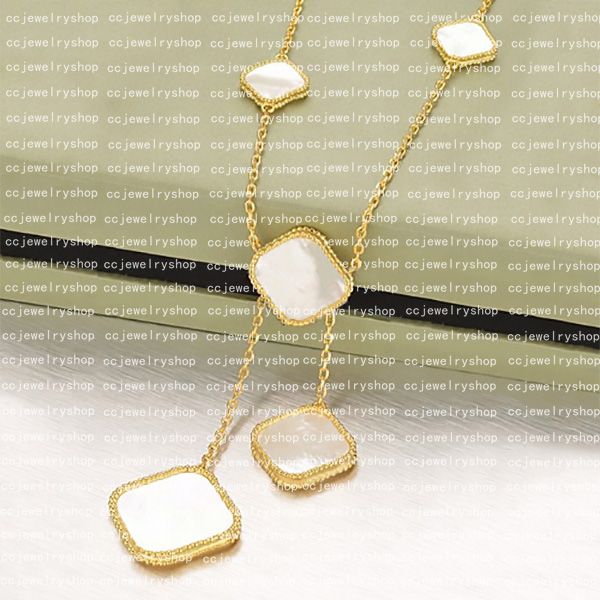 Gold + White (6 Flower Necklace