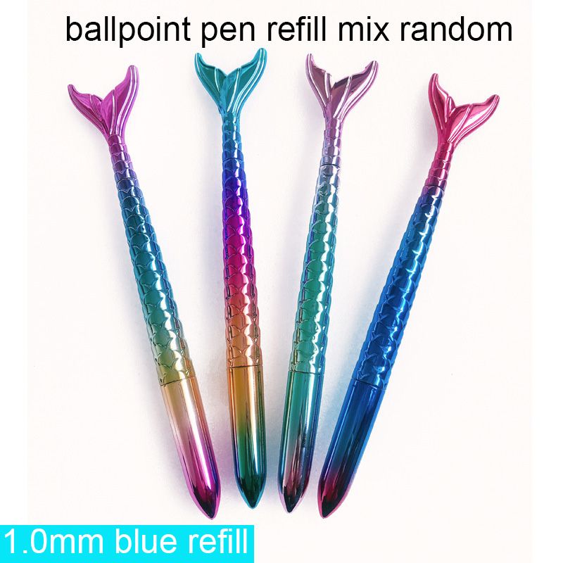 #1 Pen de bolígrafo 1.0 mm de recarga azul