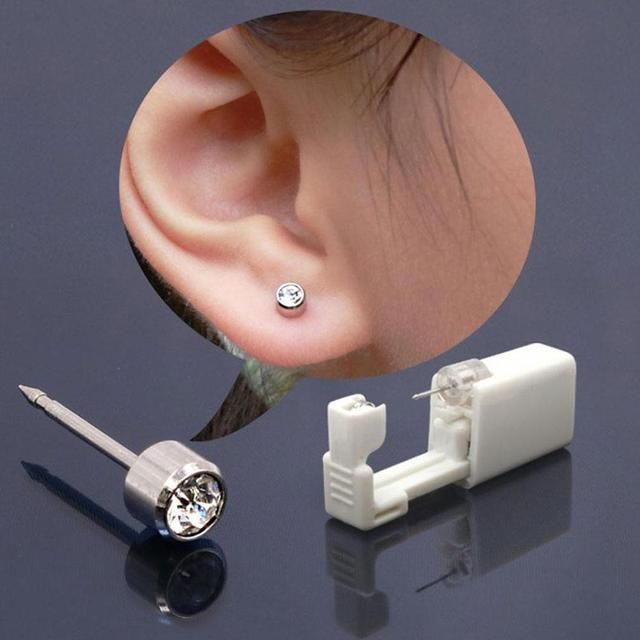 White Ear Piercing