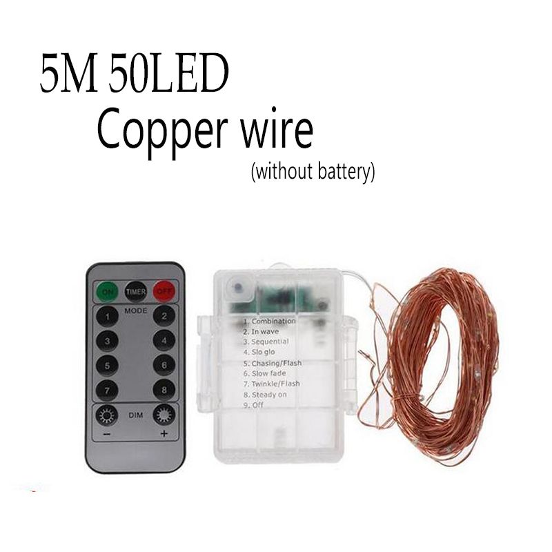 5m 50LED COPPER SWIRE