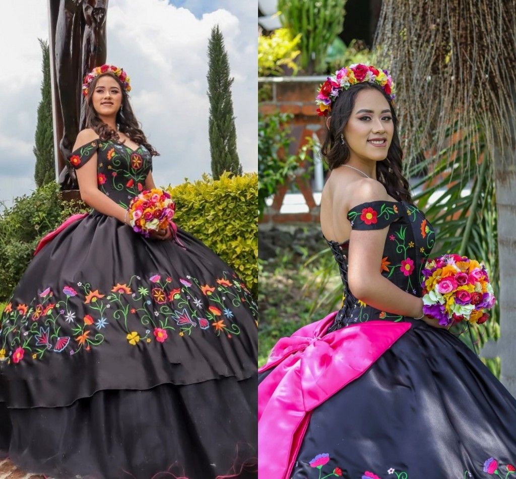 Big Bow Ball Gown Sweet 15 Dress 16 