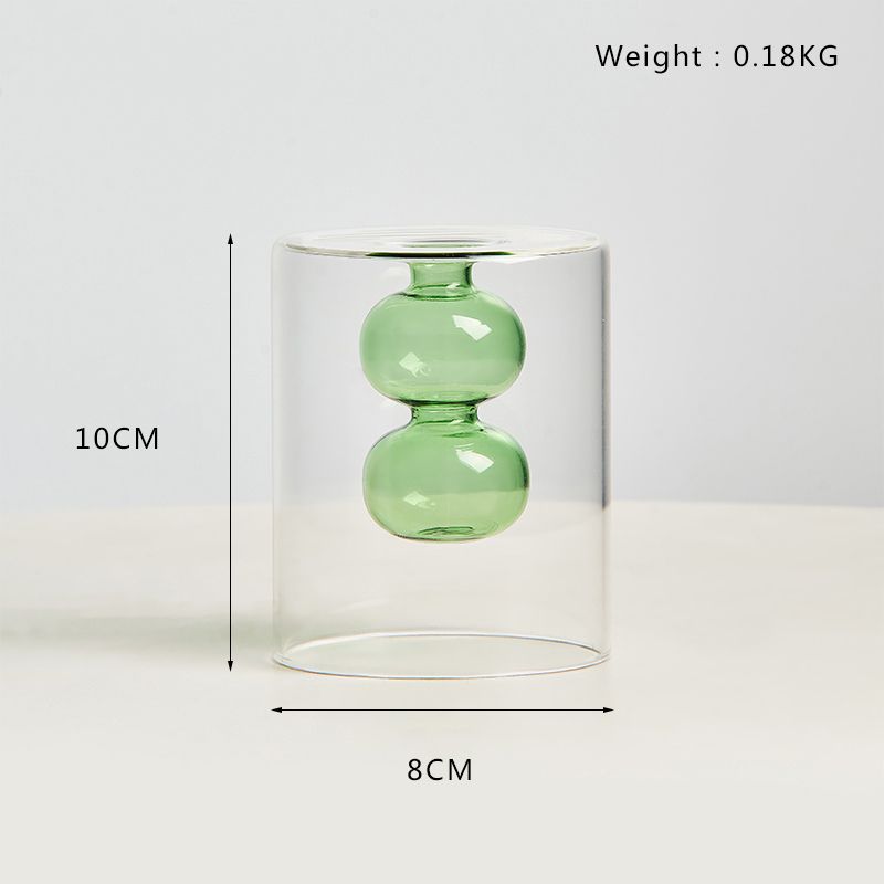 Grön vase 10cm