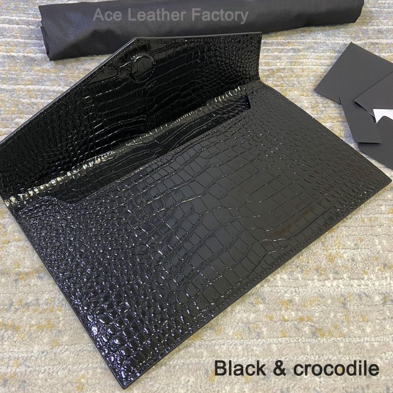 Black & crocodile