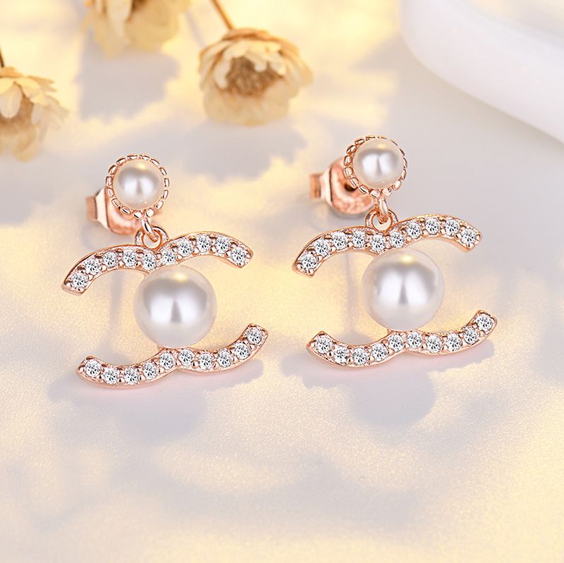 1# rose gold earrings