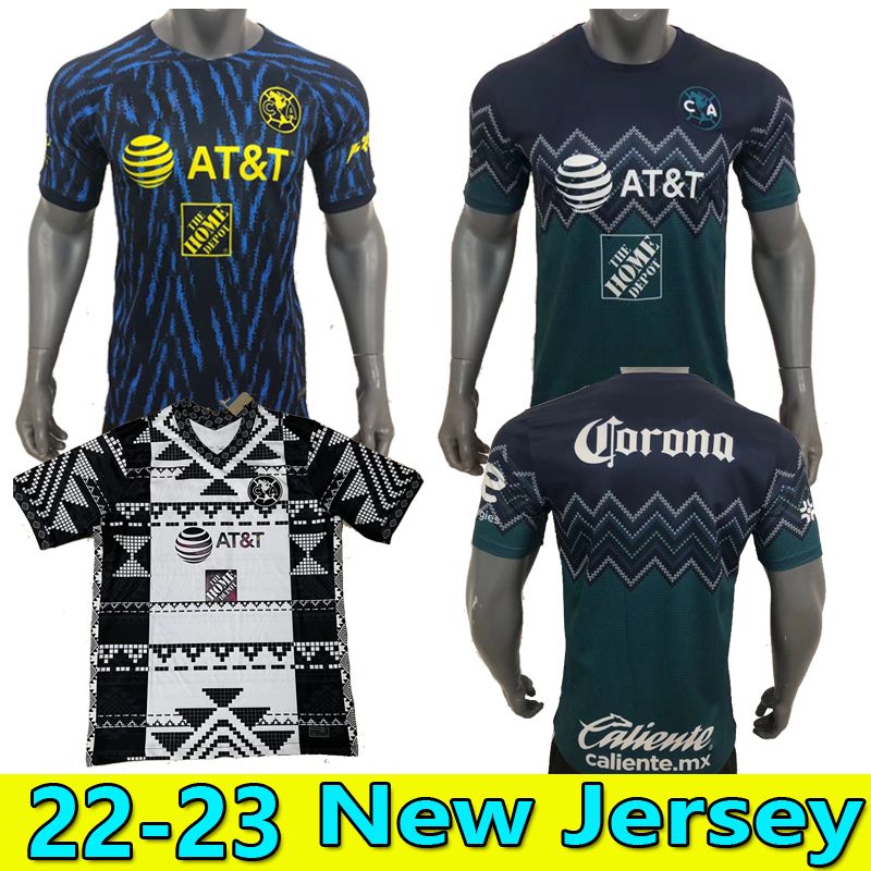 Liga Mx 22 23 Club America Soccer Jerseys Green 22 23 Third Henry Player Version 3rd