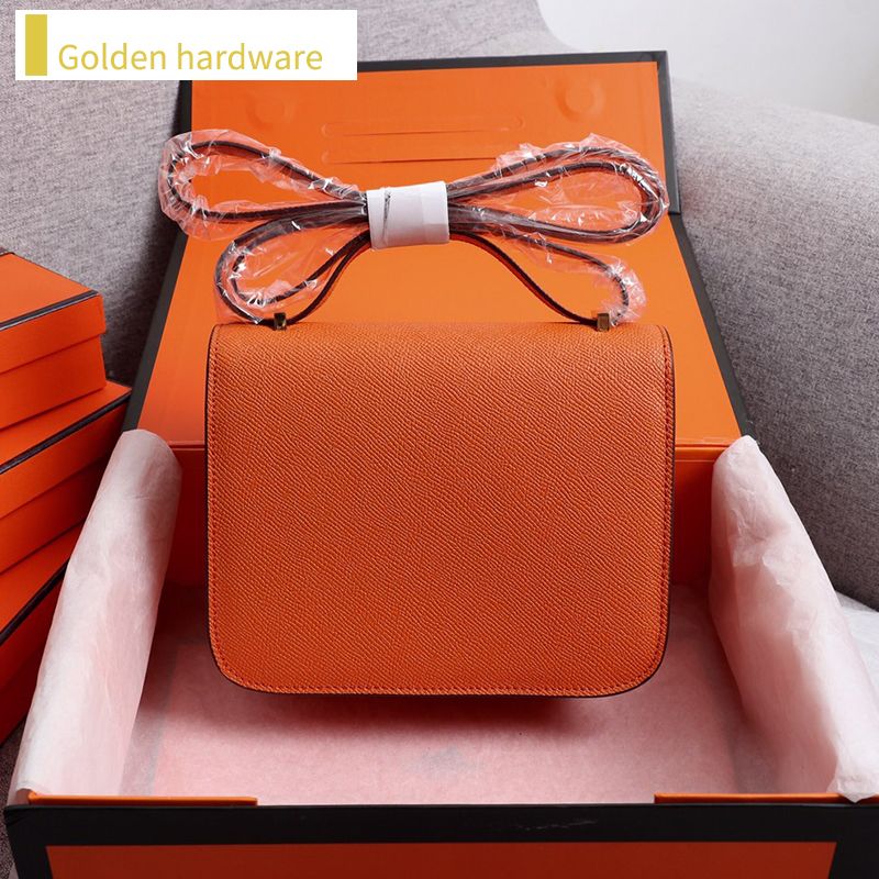 Orange gold buckle