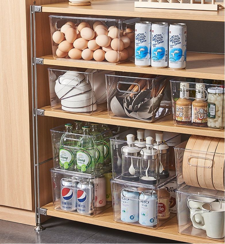 ClearSpace X-Large Plastic Storage Bins With Lids - Perfect for Kitchen,  Pantry, Fridge Organization and Storage