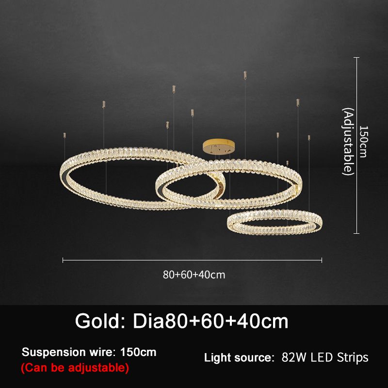 Gold-80+60+40cm