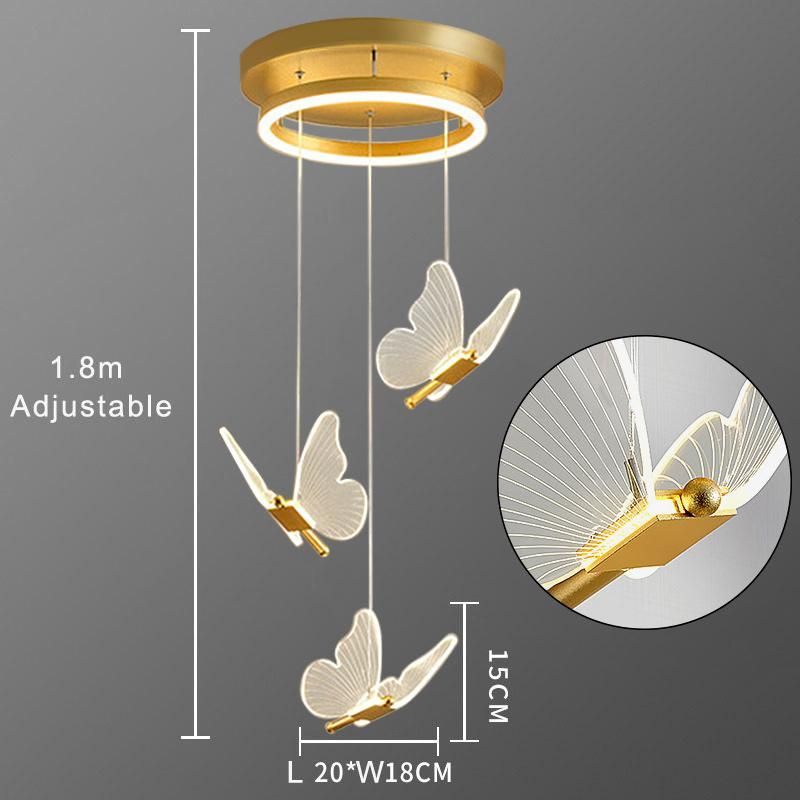 Ein Stil-3-Kopf warmes Licht