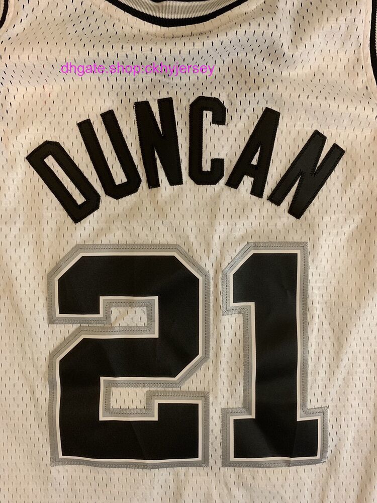 Top Cheap Stitched Rare Vintage SA Tim Duncan Basketball Jersey