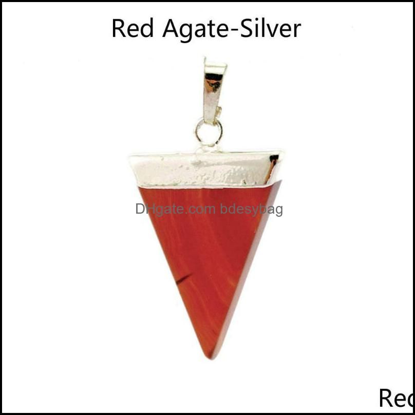 Agate rouge-argent