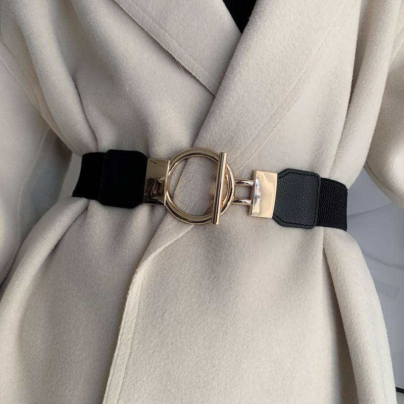 caustic width Flawless Belts Est Gold Chain For Women Waist Elastic Dress Belt Stretch Cummerbunds Long Easy Ceinture Femme Waistband Black CintosBelts caustic width Flawless Belts Est Gold Chain For Women Waist Elastic Dress Belt Stretch Cummerbunds Long Easy Ceinture Femme Waistband Black CintosBelts