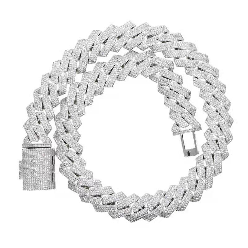 Silver halsband 40cm