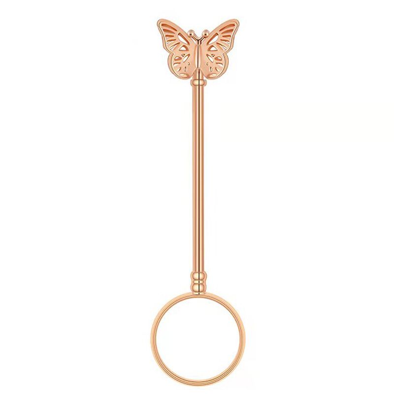 rose gold butterfly