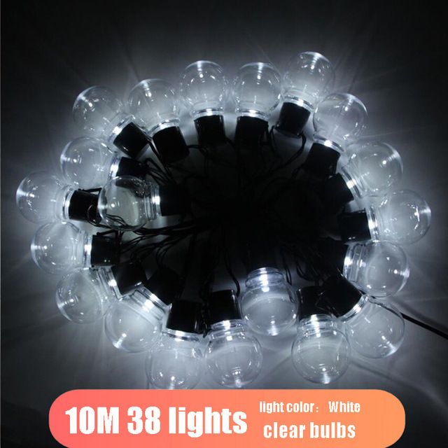 10 m 38bulbs C-EU Plug 220 V