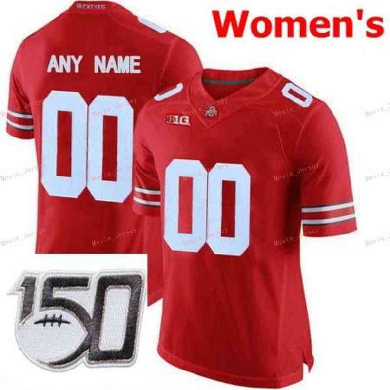 Womens Red with 150th Patch