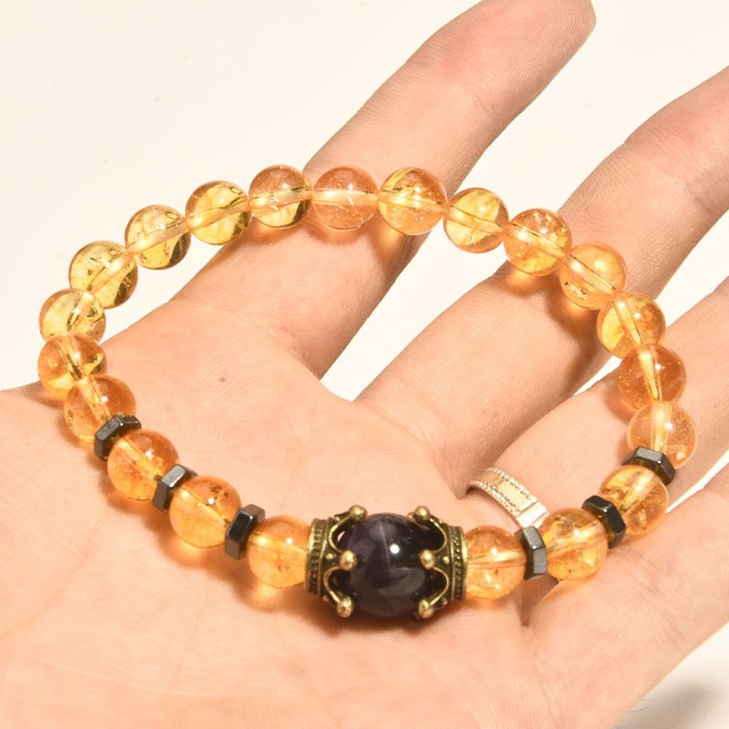 Citrine/red agate