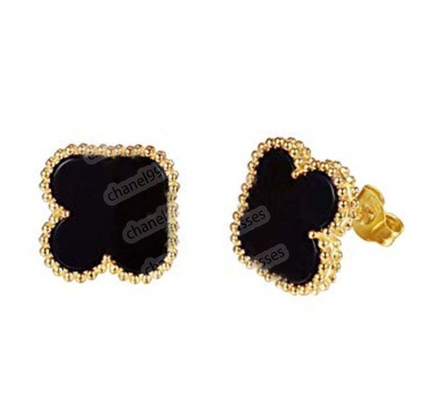 Gold + Black(earrings)-China