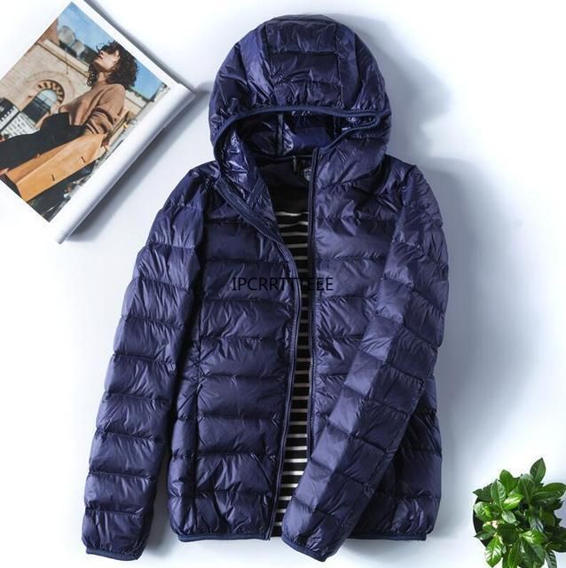 navy blue hooded