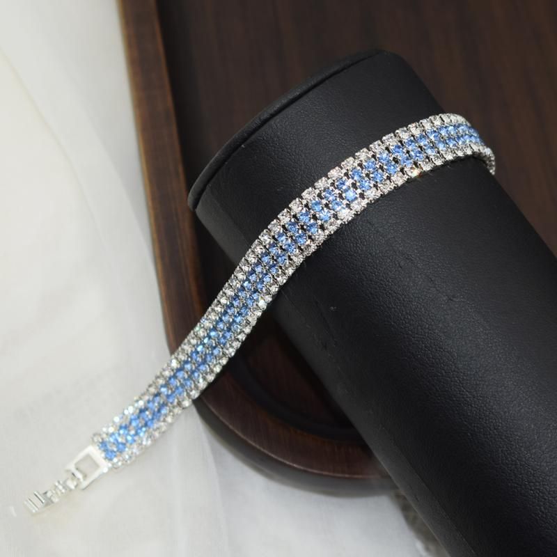 4ROW-LIGHT BLUE WHITE 16.5cm