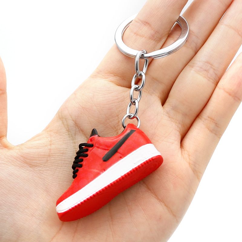 Classic Mini Basketball Shoe Keychain Stereoscopic Sneaker Key Chain