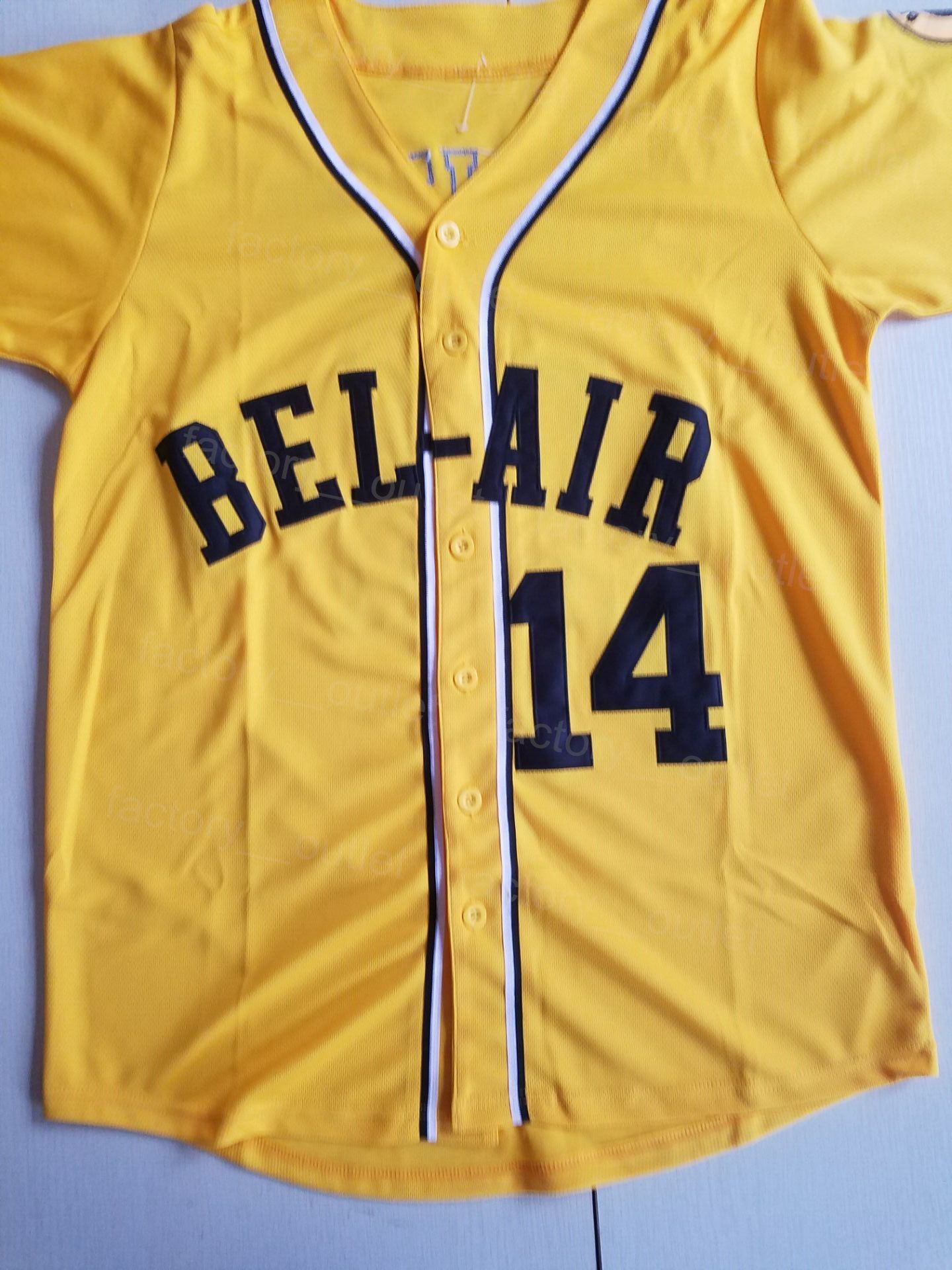 Unlimited Classics Will Smith #14 Bel-Air Academy Baseball Jersey XL