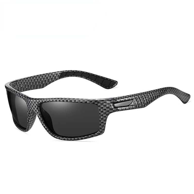 Black Stripe Frame Black Gray Lens