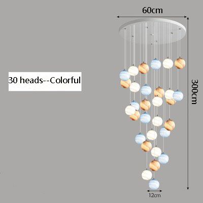 30 têtes colorées